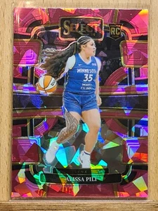Alissa Pili #34 2024 Select WNBA Pink Cracked Ice Prizm Rookie Lynx W0121A - Picture 1 of 2