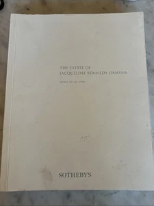 Sotheby's The Estate of Jacqueline Kennedy Onassis 23.-26. April 1996 PB D4 - Bild 1 von 6