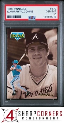 1993 PINNACLE #479 DALE MURPHY BRAVES PSA 10 - Image 1 of 2