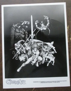 RASSEGNA STAMPA PROMO FOTO TV CARTONE ANIMATO THUNDERCATS LEON-O TYGRA & FULL CAST 8X10 1984 Q691 - Foto 1 di 3
