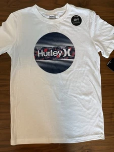 Jual Hurley Kids Americana Floral Boys Tee - White Sport Station - Youth Large - Picture 1 of 3