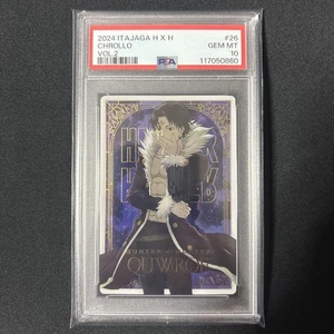 Tarjeta Coleccionable Pop7 Itajaga Chrollo PSA10 Hunter x Hunter Tarjeta Oficial Rara - Imagen 1 de 5
