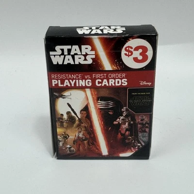 Star Wars The Force Awakens Resistance vs. First Order Playing Game Cards C110 - Image 1 of 4