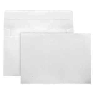 50 Pack White A4 Envelopes - 4x6 Envelopes for Invitations - Printable, Self-... - Picture 1 of 7