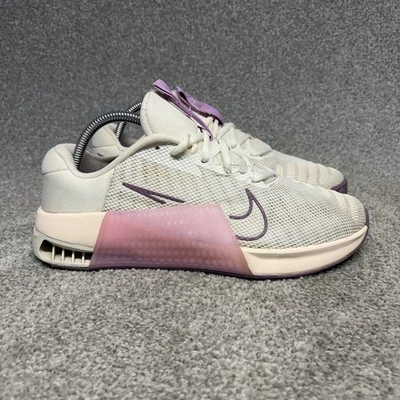 Nike Metcon 9 Flyease White Purple Training Sneaker Shoes Women's Size 10 - Image 1 of 4