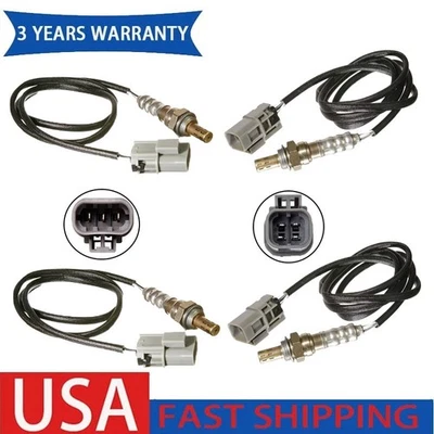 Conjunto de 4 Upstream+Downstream Fit Para Nissan XTERRA 3.3L V6 2000 2001 2002 2003 - Imagem 1 de 4