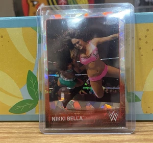2015 Topps Chrome WWE - Nikki Bella #50 Atomic Refractor - Picture 1 of 2