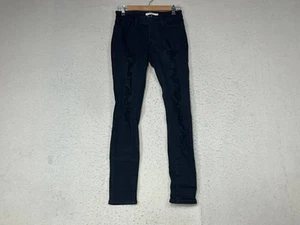 Pantaloni jeans Levi's 711 SKINNY donna taglia 26 neri vita media denim - Foto 1 di 12