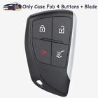 Smart Remote Key Case Fob 4 Buttons Shell for Chevrolet for GMC for Buick 2021+