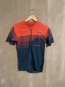 Herren Maloja Radtrikot Medium rot/marineblau - Bild 1 von 3