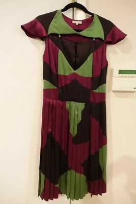 Vestido de seda Runway Zac Posen talla 8 Foto 1 de 4