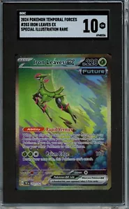 2024 Pokemon Iron Leaves EX Special Illustration Rare SGC 10 - Picture 1 of 1