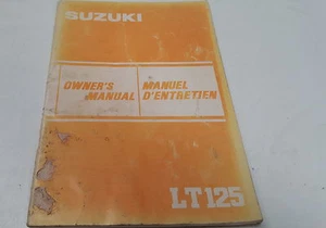 1982 SUZUKI LT185 Motorcycle  Owners Manual - Picture 1 of 1