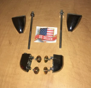2 Bass Drum Hoop Rim Claws+Tension Rods Lugs 22” Kick TROD PDP By DW Encore NICE - Picture 1 of 9