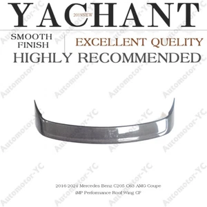 Carbon For 16-21 Mercedes Benz C205 C63 AMG Coupe iMP Performance Roof Wing - Bild 1 von 8