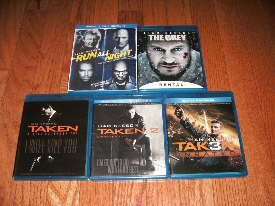 Снятая трилогия на Blu-ray. Взятые, Взятые 2, Взятые 3 + еще два фильма Лиама Нисона. - Изображение 1 из 1