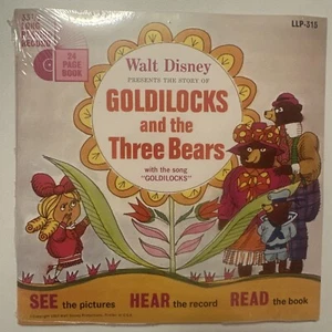Walt Disney Goldilocks And The Three Bears 33 1/2 Vinyl LLP 315 SEALED - Picture 1 of 5