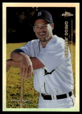 1999 Topps Chrome REFRACTOR Gregg Jefferies Detroit Tigers #258 - Image 1 of 2