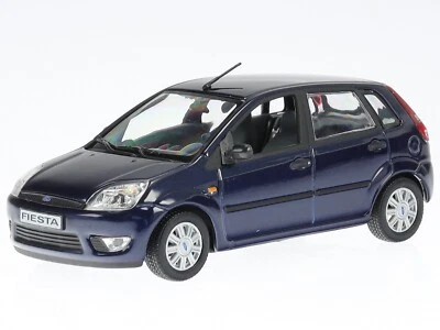 Ford Fiesta 2001 5d blu modellino Minichamps 1/43 - Immagine 1 di 4
