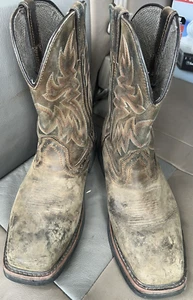 Wolverine Men's 10 M Rancher Square-Toe Steel-Toe Wellington Boot Brown - Picture 1 of 6