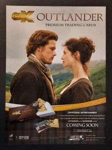 OUTLANDER CZX Premium Trading Cards ~ Magazine Page PRINT AD Cryptozoic 2019 - Picture 1 of 1