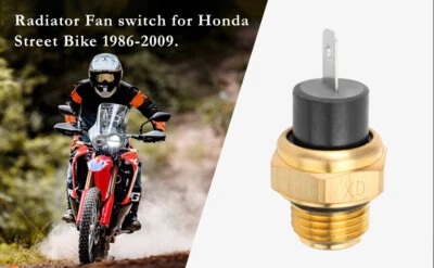 Interruptor de temperatura del agua con sensor de temperatura del ventilador del radiador para Honda VFR700F VT750 VT600C Foto 1 de 4