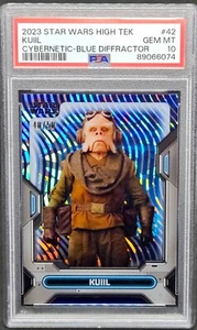 KUIIL PSA 10 2023 Topps Star Wars High Tek Krykna Blue Diffractor #42 40/50 - Picture 1 of 2