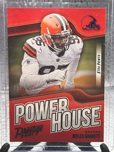 2021 Panini Prestige Myles Garrett Power House Xtra Points /249 Insert Browns - Foto 1 di 2