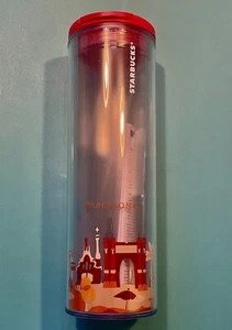 NEW STARBUCKS TUMBLER YOU ARE HERE YAH with SKU— BARCELONA , SPAIN 🇪🇸 - Picture 1 of 5