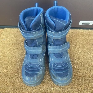 Winterstiefel Richter Gr. 30 Schneestiefel Stiefel Blau Sympatex Klettverschluss - Bild 1 von 4