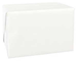 Papel de envolver blanco mate - rollo a granel de 30" x 50 pies (125 pies cuadrados) - envoltura de regalo de boda - Imagen 1 de 3