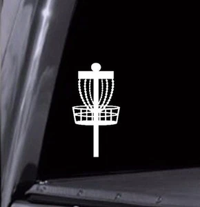 2x Disc Golf Basket Stickers!  2- Disc Golf Basket Vinyl Decals for Window, etc! - Picture 1 of 3