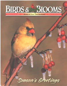 BIRDS & BLOOMS Magazine December January 2003 Beauty In Your Own Backyard - Picture 1 of 2