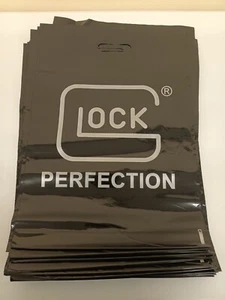 Glock Perfection Black Plastic Bag - Shot Show 2025 - Brand New - Combine Ship - Picture 1 of 1