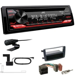 JVC KD-DB622BT DAB inkl Antenne Bluetooth Einbauset für Mercedes-Benz C-Klasse - Bild 1 von 5