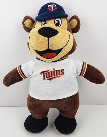 Minnesota Twins TC Bear Build-A-Bear Workshop BAB 11" Plush Doll Mascot Cover