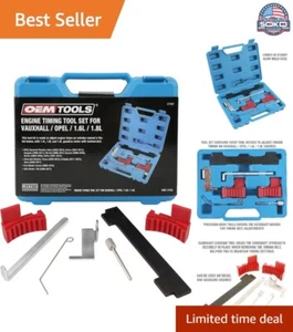 Engine Timing Belt Service Kit with 7 Essential Tools and Carrying Case - Picture 1 of 7