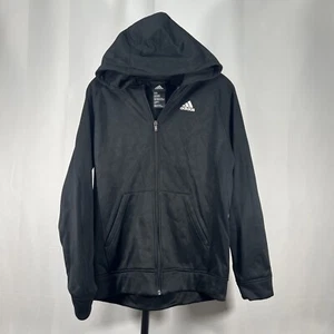 adidas Kids XL Zip up Hoodie Black - Picture 1 of 8