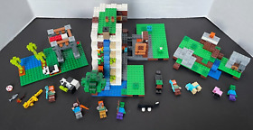 Lego Minecraft 21123 Golem/21158 Panda/21134 Waterfall (Incomplete, See List)