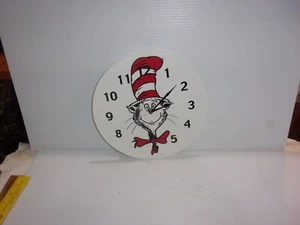 Trend Lab Cat In The Hat Circular Wall Clock 11" -Used - Picture 1 of 3