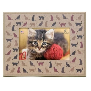 Dog Speak Cat Lover Picture Frame - Cats All Around - Made in the USA - Picture 1 of 1