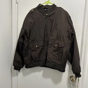 Vintage FL Dept. Of Corrections Insulated Duty Jacket 1990's XL Blauer Brown - Picture 1 of 12