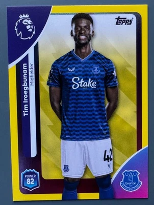 2025-26 Topps Premier League #135 Tim Iroegbunam Yellow - Image 1 of 2