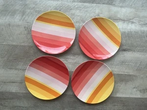 Sommer 2012 Target 4er Set Gestreift Mehrfarbig Melamin 10,5" Essteller - Bild 1 von 9