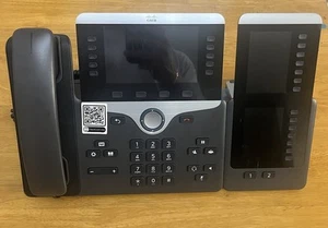 Cisco CP-8861 Phone w/CP-8800-A-KEMKey Expansion (No Power Cord) - Afbeelding 1 van 5