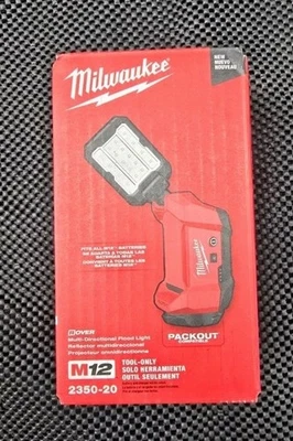 NEW Milwaukee M12 Rover Multi-Directional Flood Light With Packout Compatibility - Image 1 of 2