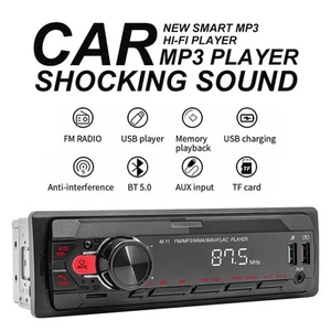 Car MP3 Player USB Output ABS BLACK BT Function Supports USB Flash Drive - Picture 1 of 10