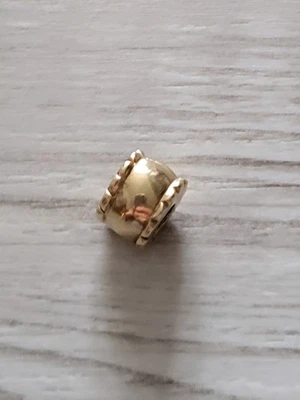 Original Pandora Gold 585 Charm Clip Stopper - Bild 1 von 4
