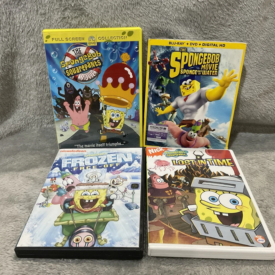 Red Alvarez’s Classic SpongeBob Squarepants DVDs movies bundle nickelodeon - Image 1 of 4