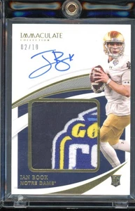 2021 Immaculate Ian Book Rookie Patch Auto /10 - Picture 1 of 2